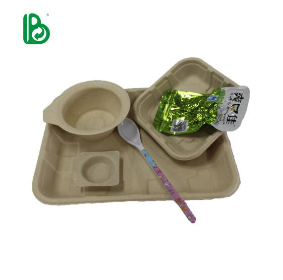 环保纸托餐盘